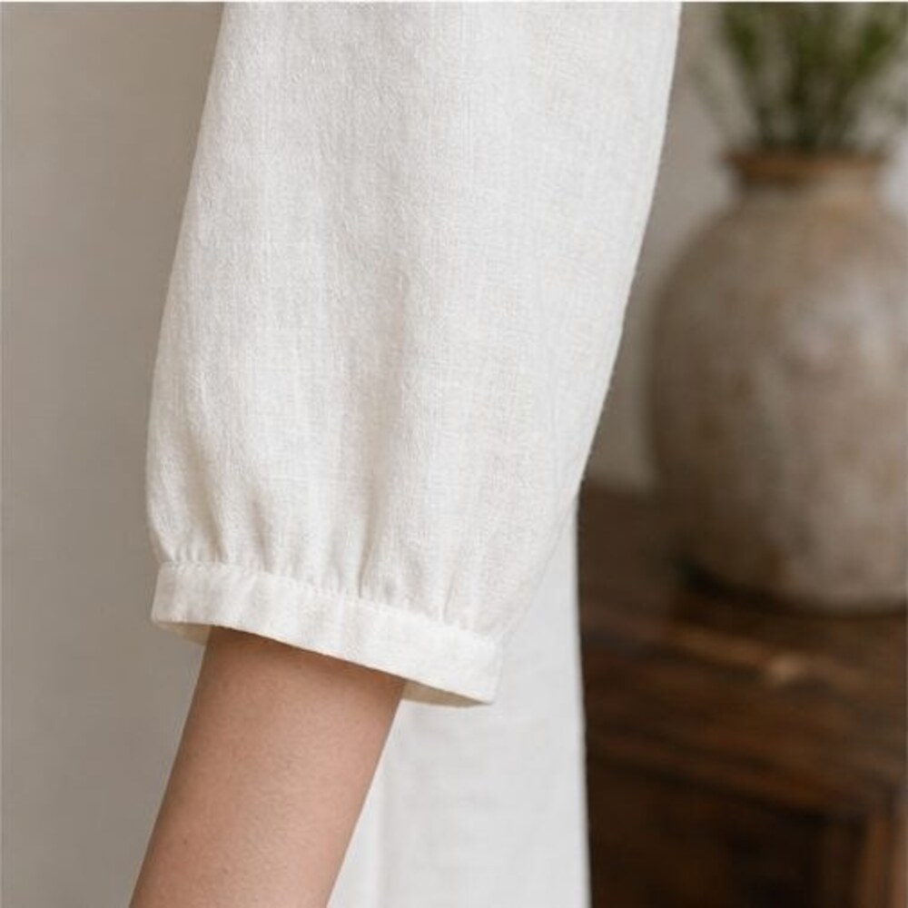 Ivory Ruffle Blouse - Picture 5 of 6